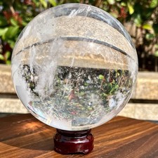 4.93LB  Natural high-quality white crystal ball, used for psychotherapy picture