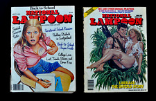 Lot of 2 National Lampoon Magazines Sept. 1981 & June 1987 Liberace Cover picture