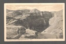Railroad Postcard:  Train at Sheep Canyon Near Greybull, WY - 1920's picture