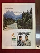 Taste Extra Coolness Kool Cigarettes 1967 Print Ad - Great To Frame picture