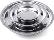 Magnetic Tray | 3-Piece | round Magnetic Parts Tray | 3 Inch 4 Inch 6 Inch Magne picture