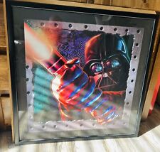 Framed Rare Collectible Limited Star Wars Darth Vader print  signed  500 Copies picture