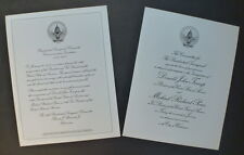  COOLLECTIBLES  2017 PRESIDENT DONALD TRUMP INAUGURATION  INVITATION NEW picture