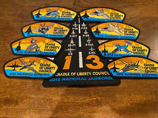 Mint 2013 National Jamboree JSP Set Of 9 Cradle Of Liberty Council - Planes picture