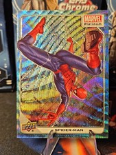 Upper Deck 2022 Marvel Platinum Spider-Man Blue Surge Parallel Card #61 picture