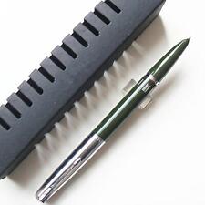Vintage F/0.5mm Nib Ink Pen Steel Cap Vacumatic Fountain Pen For Wing Sung 601 A picture