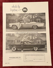 ORIGINAL 1966 KEYSTONE RIMS PRINT AD - THE COMMON DENOMINATOR picture