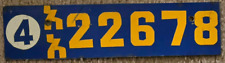 Ethiopia license plate ETHIOPIAN number plate AFRICA #22678 picture
