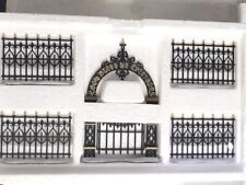 Dept 56 Heritage Village - Victorian Wrought Iron Fence And Gate #52523 - NEW  picture