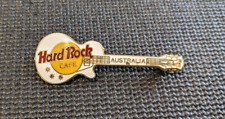 HARD ROCK CAFE AUSTRALIA METAL GUITAR PIN BADGE (1990s) picture