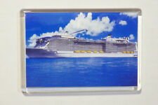 REFRIGERATOR MAGNET – ROYAL CARIBBEAN QUANTUM OF THE SEA CRUISE SHIP - 3.75”x 2 picture