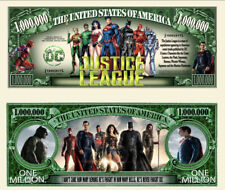 ✅ Pack of 100 Justice League DC Comics Collectible 1 Million Dollar Bills ✅ picture
