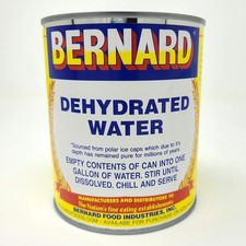 Bernard Food Industries Dehydrated Water 8oz Can. NEW 8 Ounce (Pack of 1)  picture