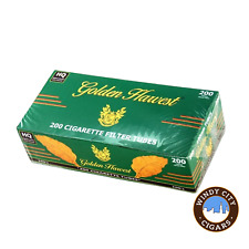 Golden Harvest  Green 100s Cigarette 200ct Tubes - 5 Boxes picture