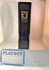 Playboy Centerfold Collector 144 Cards March  w/binder & Celebrity cards Adult picture