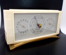 MCM Airguide Weather Station Barometer Humidity Temperature Desktop USA Vintage picture