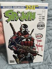 Spawn #350 Exclusive Retailer Thank You Cover Variant SignedTodd McFarlane, 2024 picture