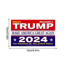 10x 2024 Trump Sticker Make America Great Again Presidential Election Car Decor  picture