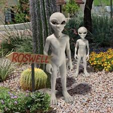 Set of 2 Sizes UFO Extra-Terrestrial Roswell Area 51 Outer Space Alien Sculpture picture