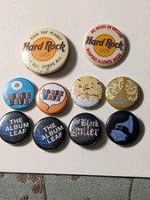Album Leaf,Rogue Wave,Helio Sequence,Black Antler,Hard Rock Cafe Pinback Lot picture