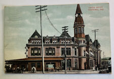 Vintage Postcard c1908 ~ Union Depot Railroad Station ~ Hannibal Missouri MO picture
