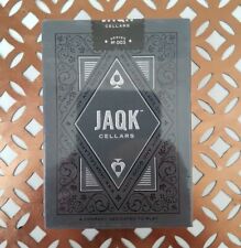 JAQK Cellars Black Limited Edition Playing Cards Series 3 Theory 11 Deck O1 picture