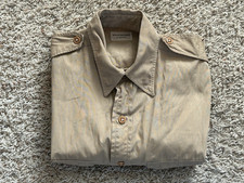 WWII US Regulation Mil Shirt Form Fit Uniform Sanforized 14 1/2-34 M1938 WW2 picture