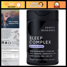 Sports Research® Sleep Complex (Melatonin-Free), 60 Veggie Capsules picture