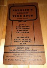 Saddlers Railroad Timebook's Timetable 1954 Edition All-American Railroads picture