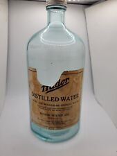 Hudor Distilled Water Glass Jug Buffalo New York (Rare) picture
