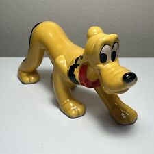 Vintage Walt Disney Productions Ceramic Pluto Dog Figurine Japan 5