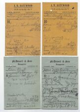 (4) 1918, 1919 Heroin Prescriptions - La Grange KY Druggists - Some Spanish Flu picture