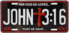 John 3:16 For God So Loved...That He Gave...Black 6