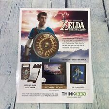 2017 Legend of Zelda Breath of the Wild Thinkgeek Print Ad / Poster Promo Art picture