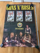 Guns & Roses Appetite for destruction rare Original Subway poster picture