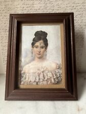 VINTAGE WOOD  PICTURE FRAME 7”x9” picture