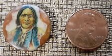 Rare 1896 Pepsin Gum Pinback Sitting Bull Dakota Sioux picture