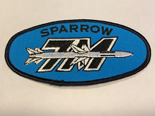Vintage AIM-7M SPARROW MISSILE patch AIR TO AIR MISSILE Radar Homing Raytheon picture