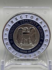 AUTHENTIC NSA CHALLENGE COIN - CRYPTOLOGIC EXPLOITATION CRYPTANALYSIS OPERATIONS picture