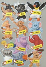 Vintage 1998 McDonalds TY Beanie Babies Set Of 12 Hanging Display Cards picture