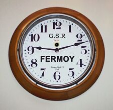 Great Southern Railway GSR (Eire) Style Wooden Clock, Fermoy Station picture