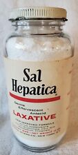 Vintage Sal Hepatica Laxative Cathartic Bottle Medicine Bristol Myers picture