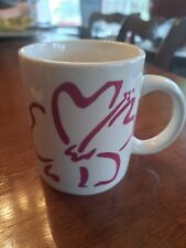 Hilo Hattie Hawaii Pink Hibiscus flower coffee cup mug pink and white   picture