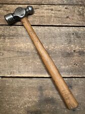 VINTAGE HELLER 1-1/4 LB. BALL PEEN HAMMER MADE IN USA HORSE LOGO picture