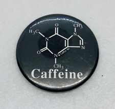 Vintage Caffeine Chemical Formula Fridge Magnet 2.5” Chemistry Art Decor 23 picture