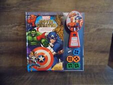 Marvel Movie Theater Storybook and Movie Projector: 3 Superhero Adventures picture