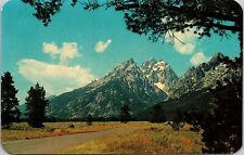 Vista Grand Teton Jackson Hole Wyoming WY Postcard UNP VTG Dexter Unused Vintage picture