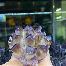 1PC New Find Purple Phantom Quartz Crystal Cluster Mineral Specimen Healing GIFT picture