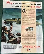 Downed Cargo Plane  in Arctic Weather Keeps Crew Warm Waiting for Help WWII Ad picture