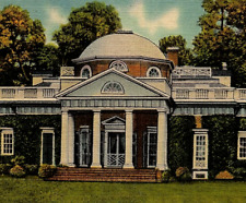 Postcard Monticello Home Thomas Jefferson Albermarle County Charlottesville  VA picture